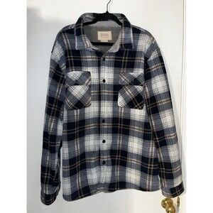 Boston Traders Sherpa-Lined Plaid Flannel Shirt Jacket XXL